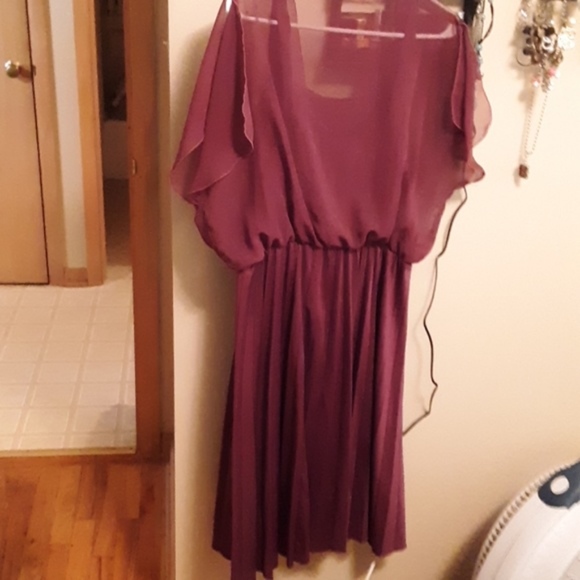 Chiffon top dress with Sequins - Picture 4 of 5